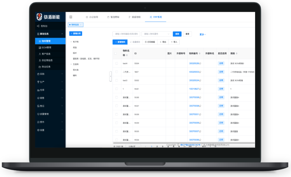 ERP 資源計劃平臺